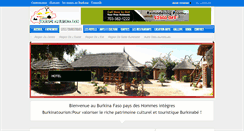 Desktop Screenshot of burkinatourism.com